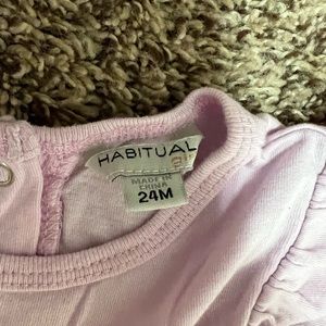 Habitual Girl Lavendar flutter sleeve top